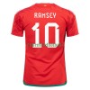 Maillot de Supporter Pays de Galles RAMSEY 10 Domicile Coupe du Monde 2022 Pour Homme